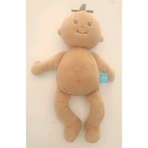 Manhattan Toy Wee Baby Stella Plush 12" Tan Doll Embroidered Cloth 1st Doll 2014